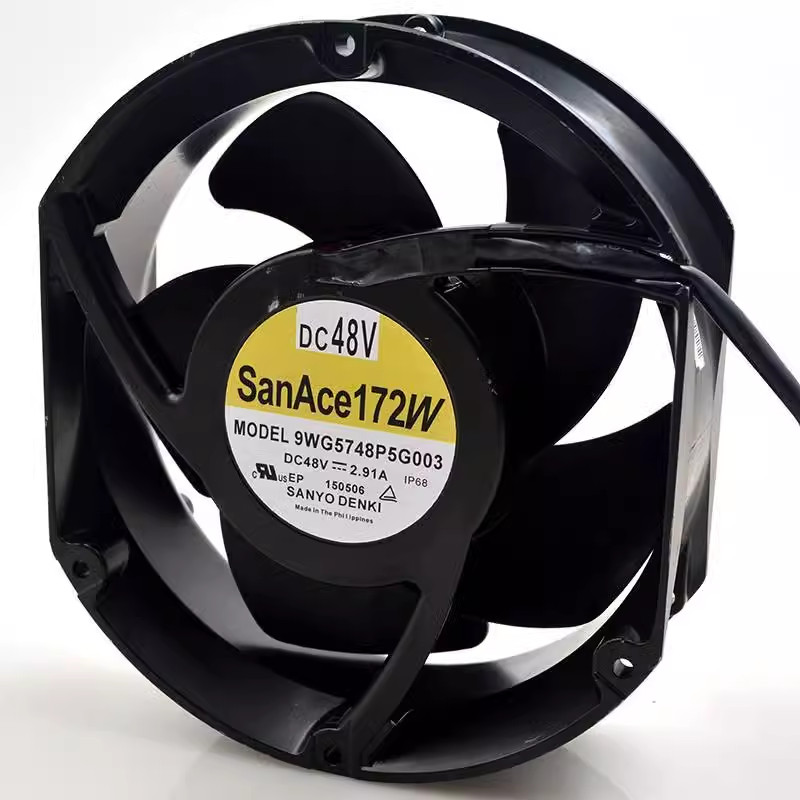 9WG5748P5H003/P5G003/G001 48V Sanyo 110/132KW พัดลมอินเวอร์เตอร์