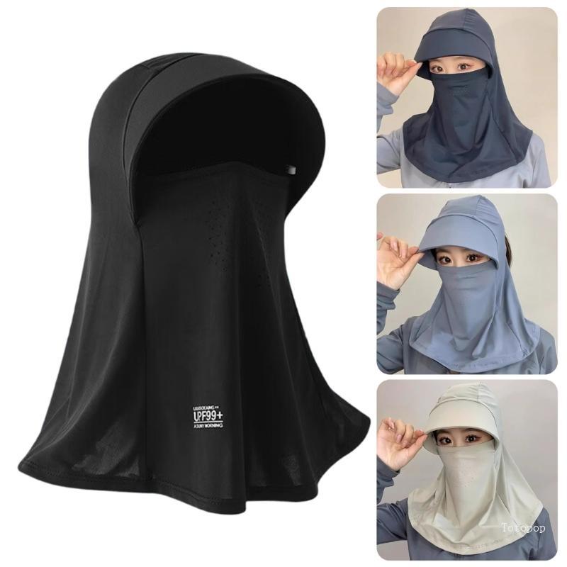 Top Cooling Balaclava Face Hat หมวกยืดสําหรับขี่จักรยานเดินป่าและปีนเขา