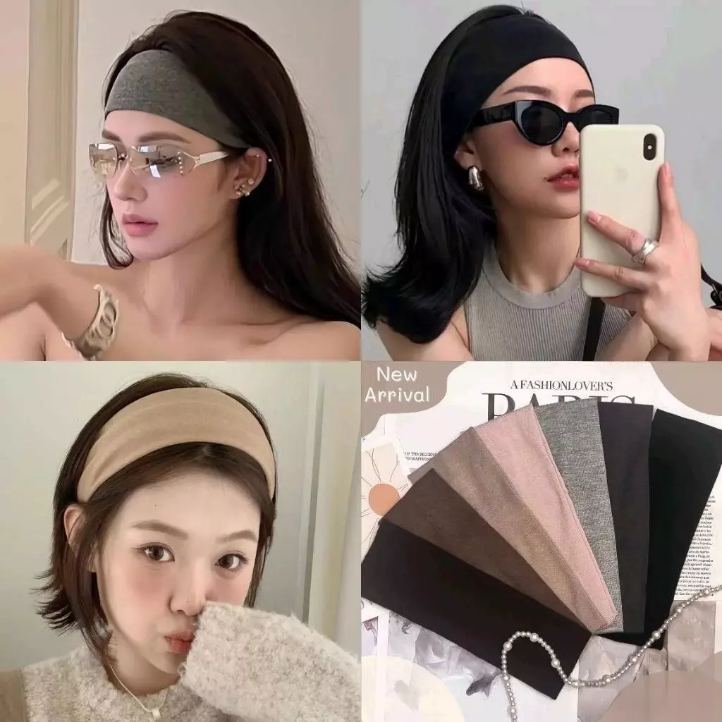 💕JoyTray💕ผ้าคาดผมสายฝอ Headband ใส่สบายเนื้อผ้าดียืดได้เยอะ ซับเหงื่อได้