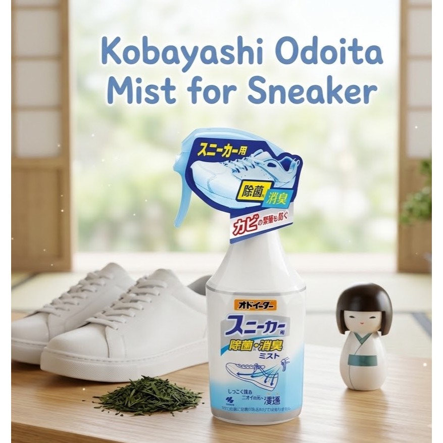 Kobayashi Odoita Mist for Sneaker สเปรย์ดับกลิ่นรองเท้าผ้าใบ จากญี่ปุ่น