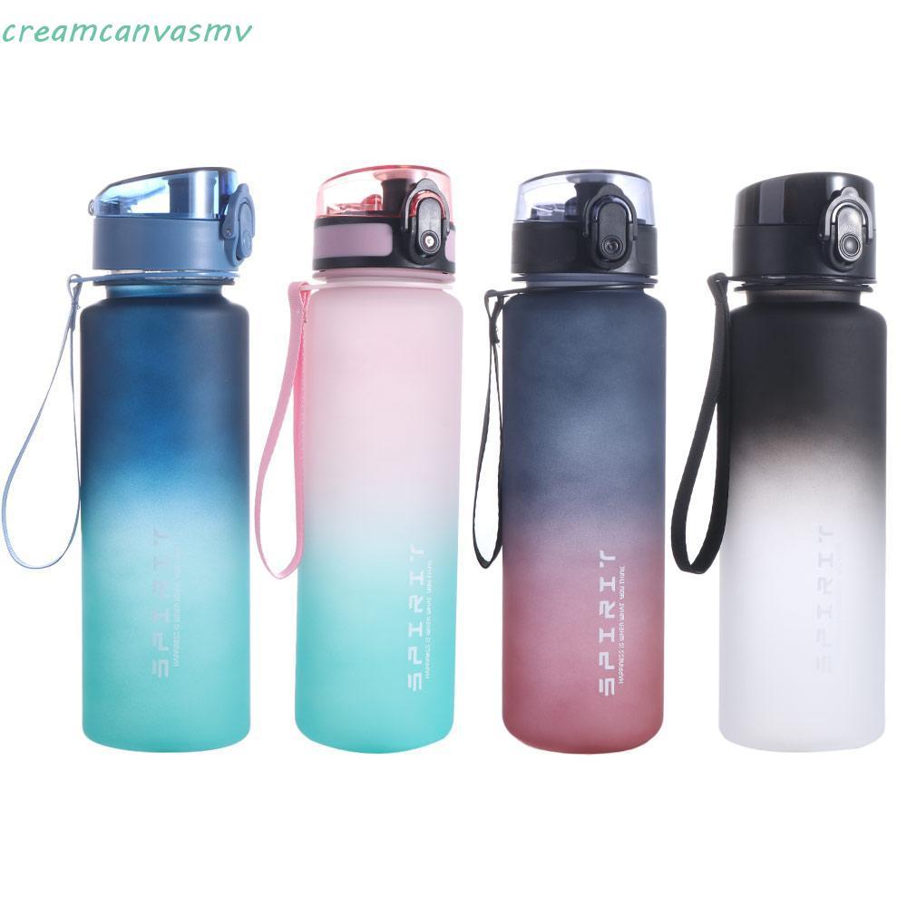 คนรัก 1ลิตรขวดน้ํากีฬา,ไล่โทนสีสีแบบพกพาป้องกันการรั่วถ้วยพลาสติกที่มีสีสัน,แฟชั่นพีซี500/800/1000มล ความจุขนาดใหญ่ความจุขนาดใหญ่กาต้มน้ํากีฬาโรงเรี