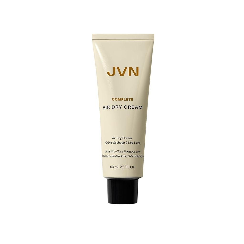 JVN No Heat Complete Air Dry Cream, 5 Fl Oz, ครีมบํารุงผมช่วยเพิ่มเนื้อธรรมชาติของคุณ, ครีมลอนและผลิ