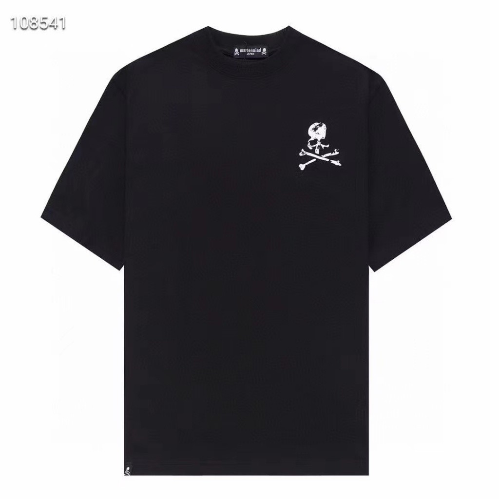 พร้อมสต็อกMastermind JAPAN Dark Skull พิมพ์ Casual High Street OS คู่ผู้ชายและผู้หญิง MMJ เสื้อยืดแขนสั้น