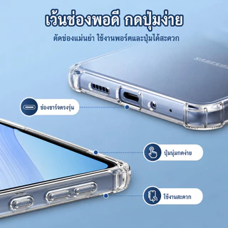 เคสใสกันกระแทก Vivo Y02S Y02 V7 V9 V15 V17 Y31 Y11 Y19 Y30 Y50 T1X X70 V21 Y76 5G V23 V23E Y512020 V20 Y20 Y72 5G