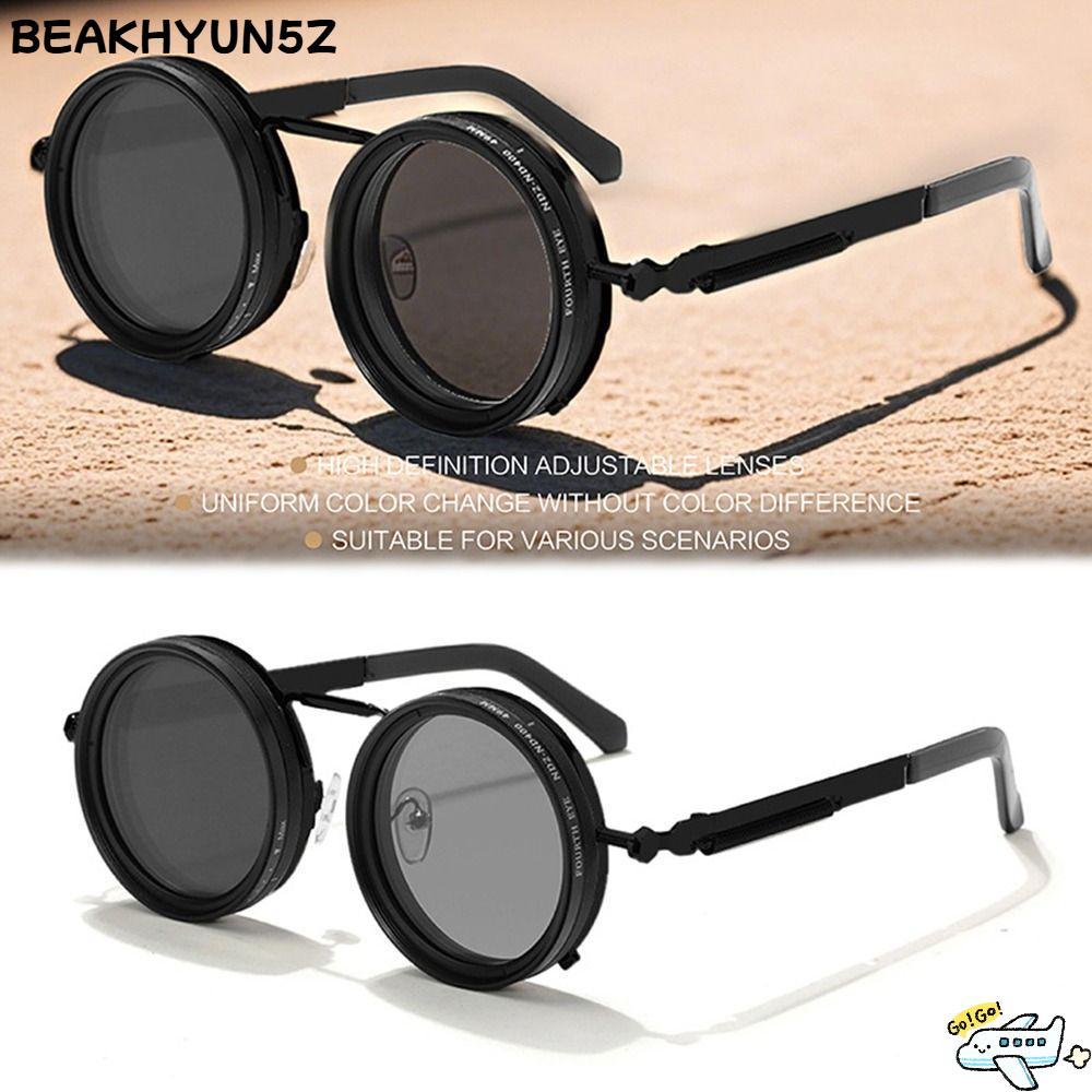 BEAKHYUN5Z แว่นกันแดดโพลาไรซ์, UV400 ND Filter แว่นตาลดแสงแบบปรับได้, ND2-400 9 ระดับแว่นตาขับรถ