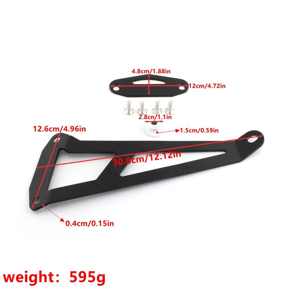 ขายร้อนเหมาะสําหรับ KTM RC390 390RC RC 390 RC19-21 ดัดแปลงท่อไอเสียแขวนดัดแปลงไอเสีย Bracket