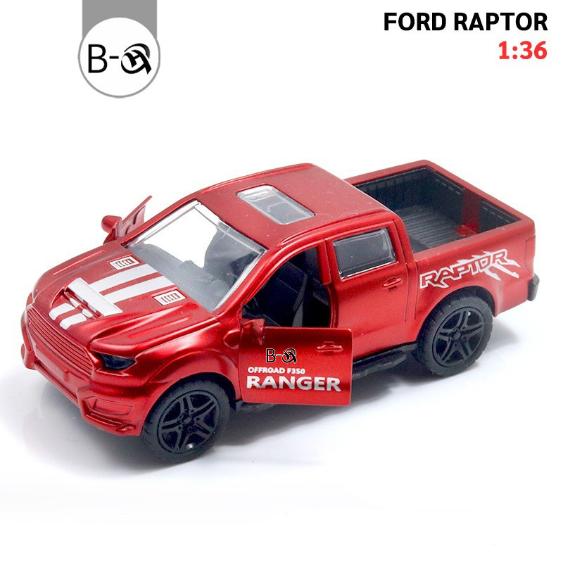 BHQ รถของเล่น ford raptor โมเดลรถเหล็ก ของเล่นเด็ก