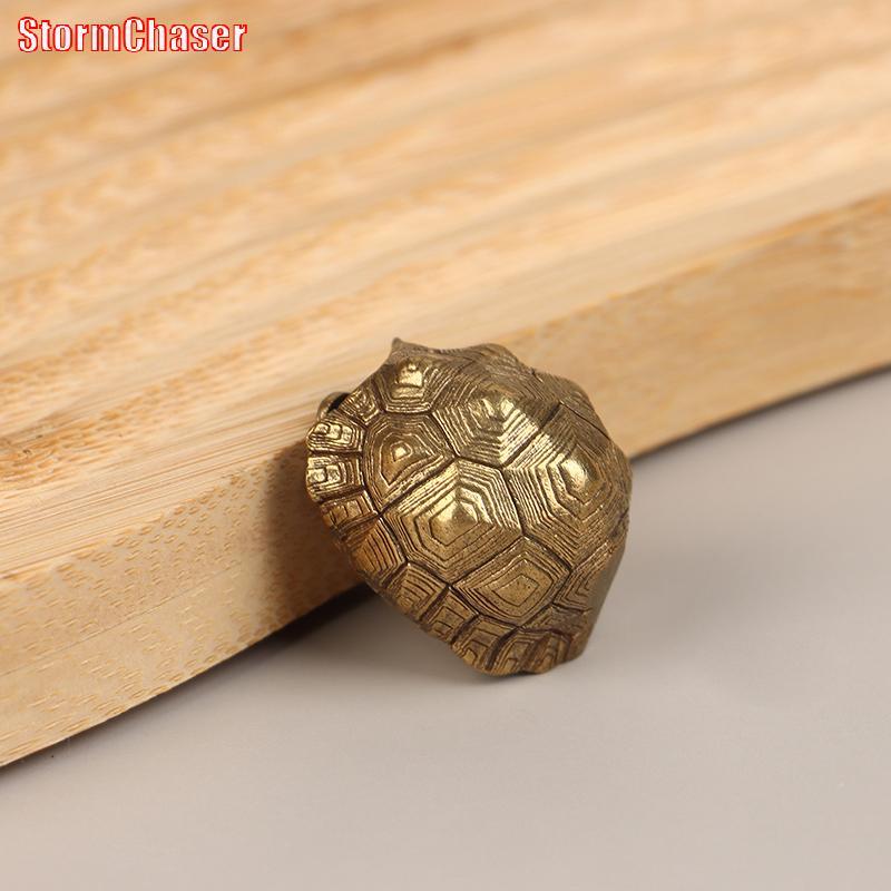 [Storm-t] Creative น่ารักทองเหลืองเต่า Shell Bell กุญแจรถจี้เครื่องประดับพวงกุญแจโลหะแขวน DIY อุปกรณ์เสริม Luy ของขวัญ