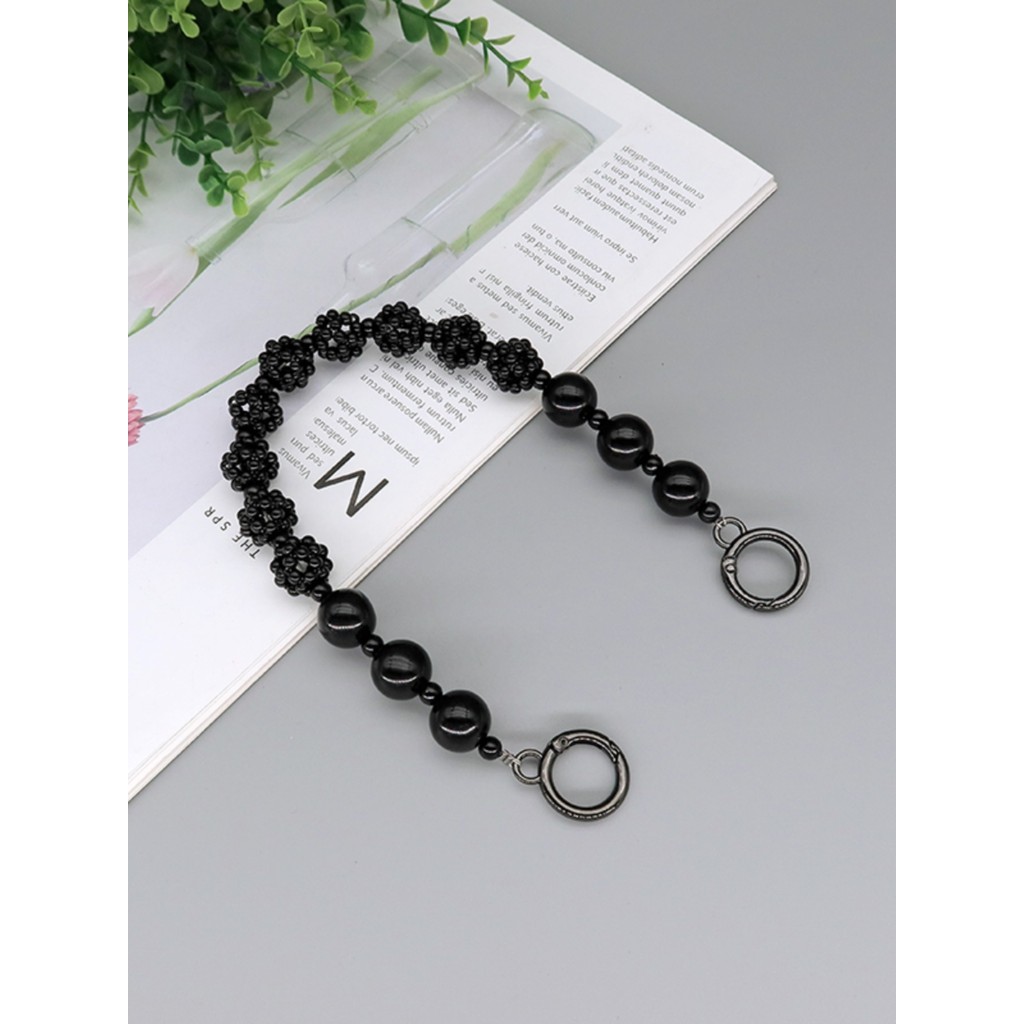 อุปกรณ์เสริมกระเป๋า diy Pearl Hand Chain Bag Transformation Mahjong Bag Chain Strap Hand Bag Strap R
