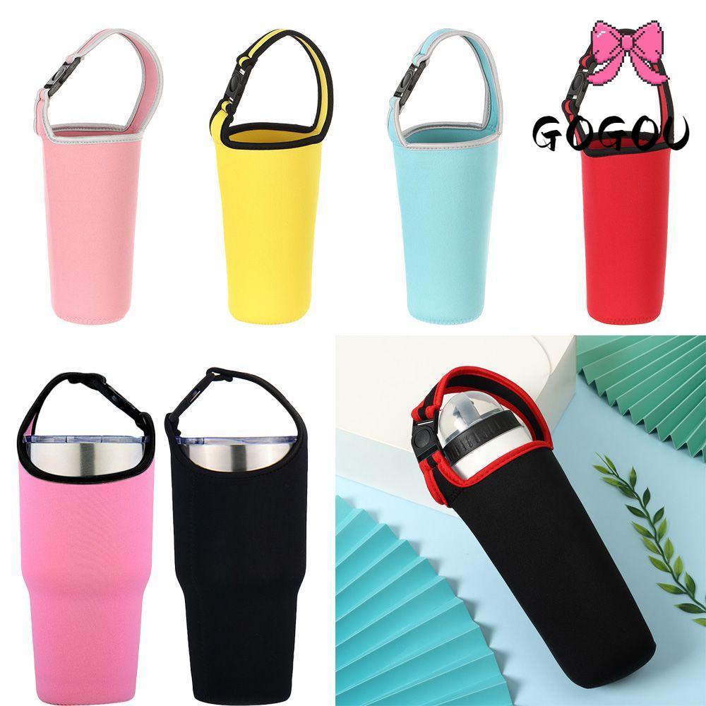 GOGOU 30oz กระเป๋าใส่เครื่องดื่ม Tumbler Anti-Hot Cup Pouch Carrier กระเป๋าใส่ขวดน้ําแบบพกพา
