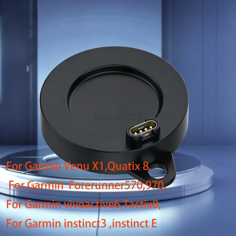 สาย USB ชาร์จอะแดปเตอร์ชาร์จไฟแปลงปลั๊ก Dock สําหรับผู้เบิกทาง Garmin 970 570 Tactix8 Vivoactive6 Ve