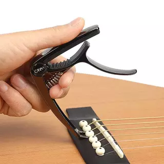Agth Metal Guitar Capo สําหรับ Acoustic/Electric/Classic Trigger Change Tune Key Clamp Jelly