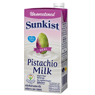 ซันคิสท์นมยูเอชทีพิสทาชิโอรสไม่หวาน 946มล Sunkist UHT Pistachio Unsweetened Milk 946ml [หมายเลขบาร์โค้ด 8850096760522 ]