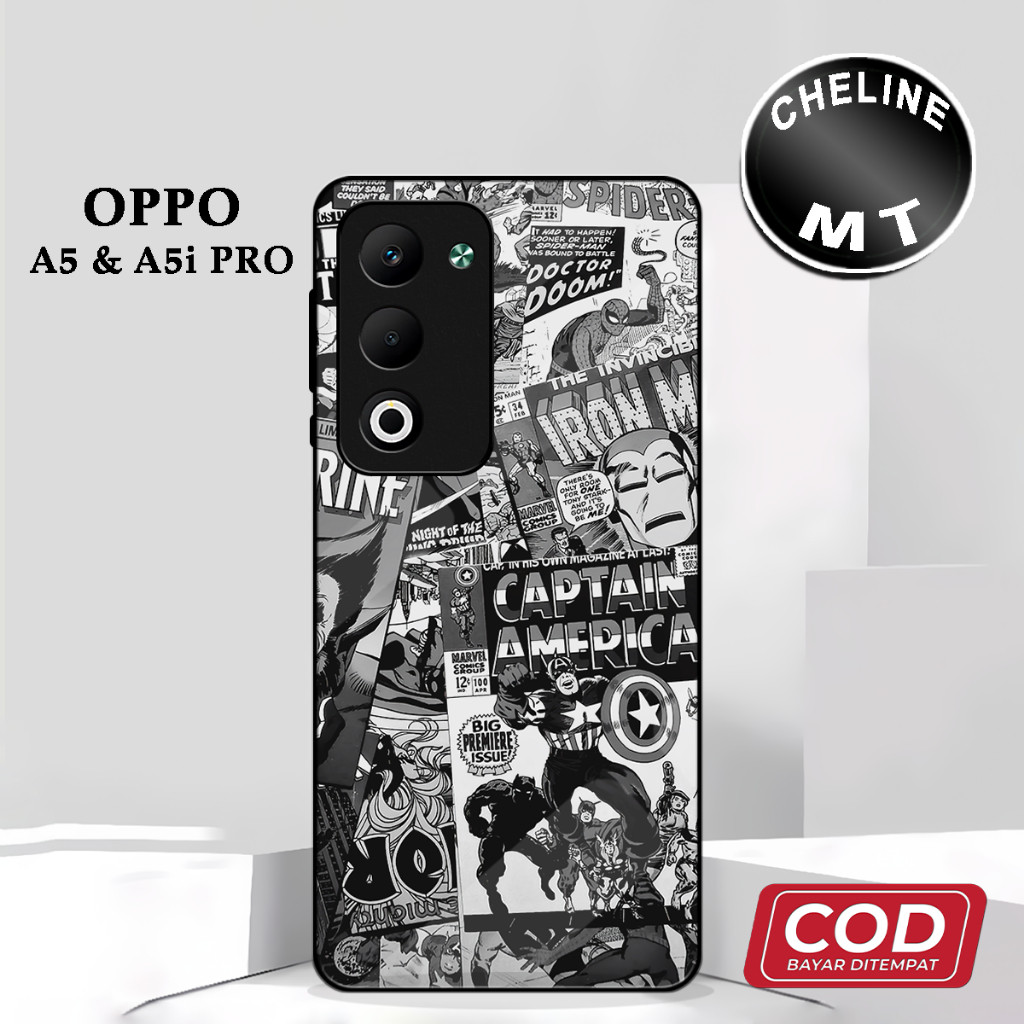 ( DD 17 ) เคส Sofcase Glossy สําหรับ Oppo A5 l oppo A5i PRO l Anime Motif l บทคัดย่อ l น่ารัก l Kesi