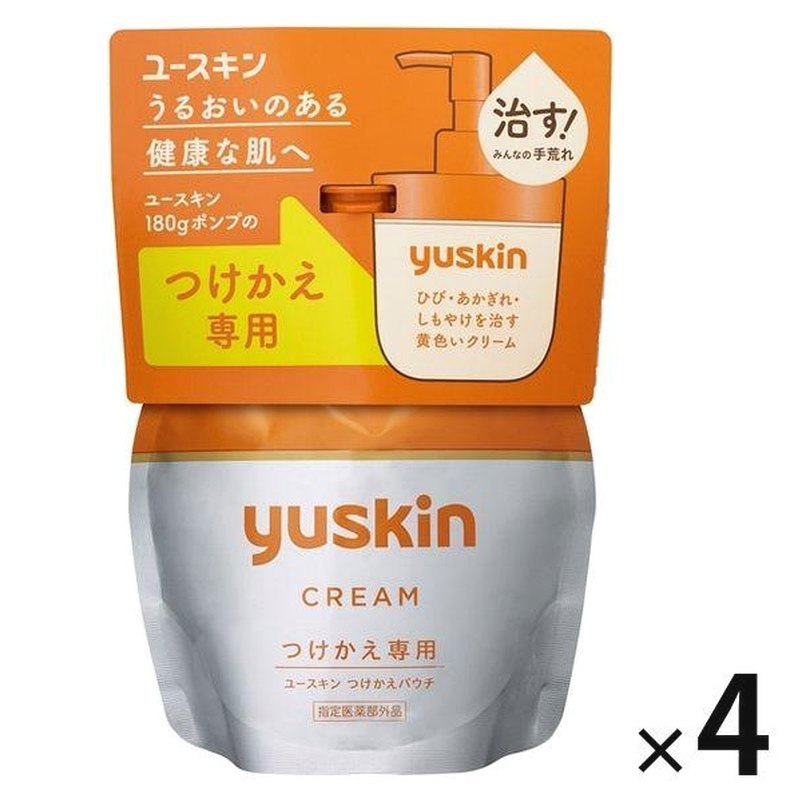 [ญี่ปุ่นแท้] Yuskin Yuskin 180g ถุงทดแทน 4 ชิ้น Yuskin