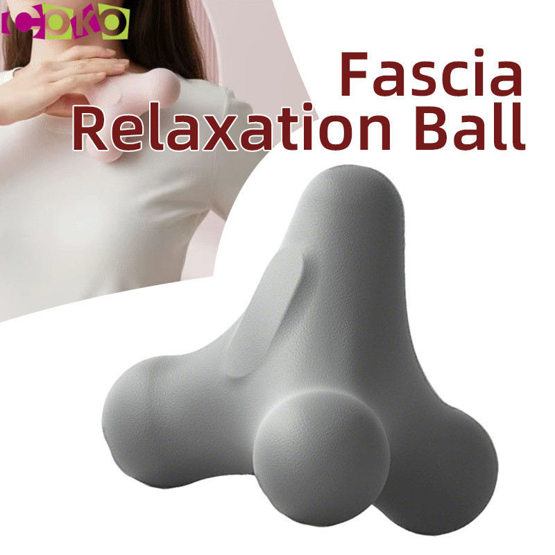 ลูกบอลนวด หัวนวด4หัว Fascial Ball รองช้ำ ปวดหลัง ปวดฝ่าเท้า นวดได้ทั้งตว คลายกล้ามเนื้อ