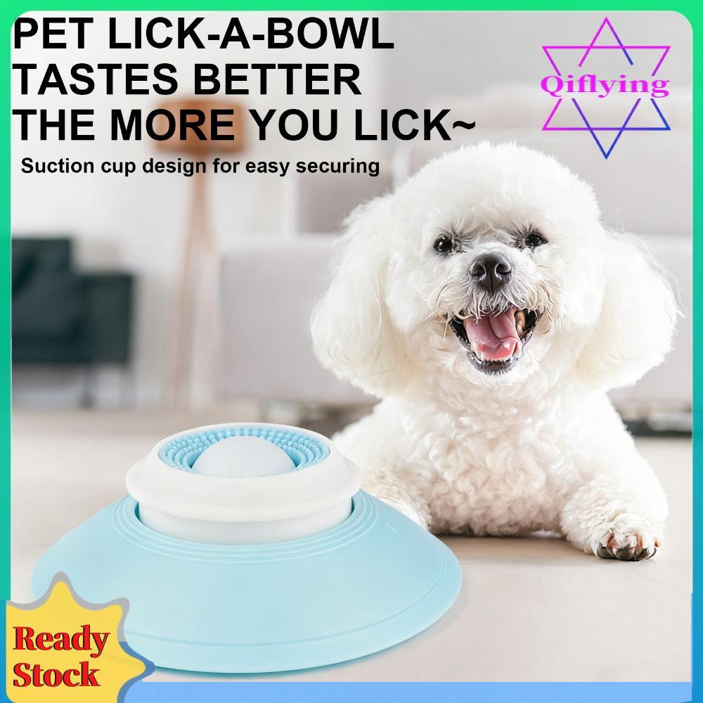 Slow Feeder ชามสุนัข Anti-Slip Bone Broth Dog Lick Bowl Enttained Ball-in สําหรับลูกสุนัขอุปกรณ์สัตว