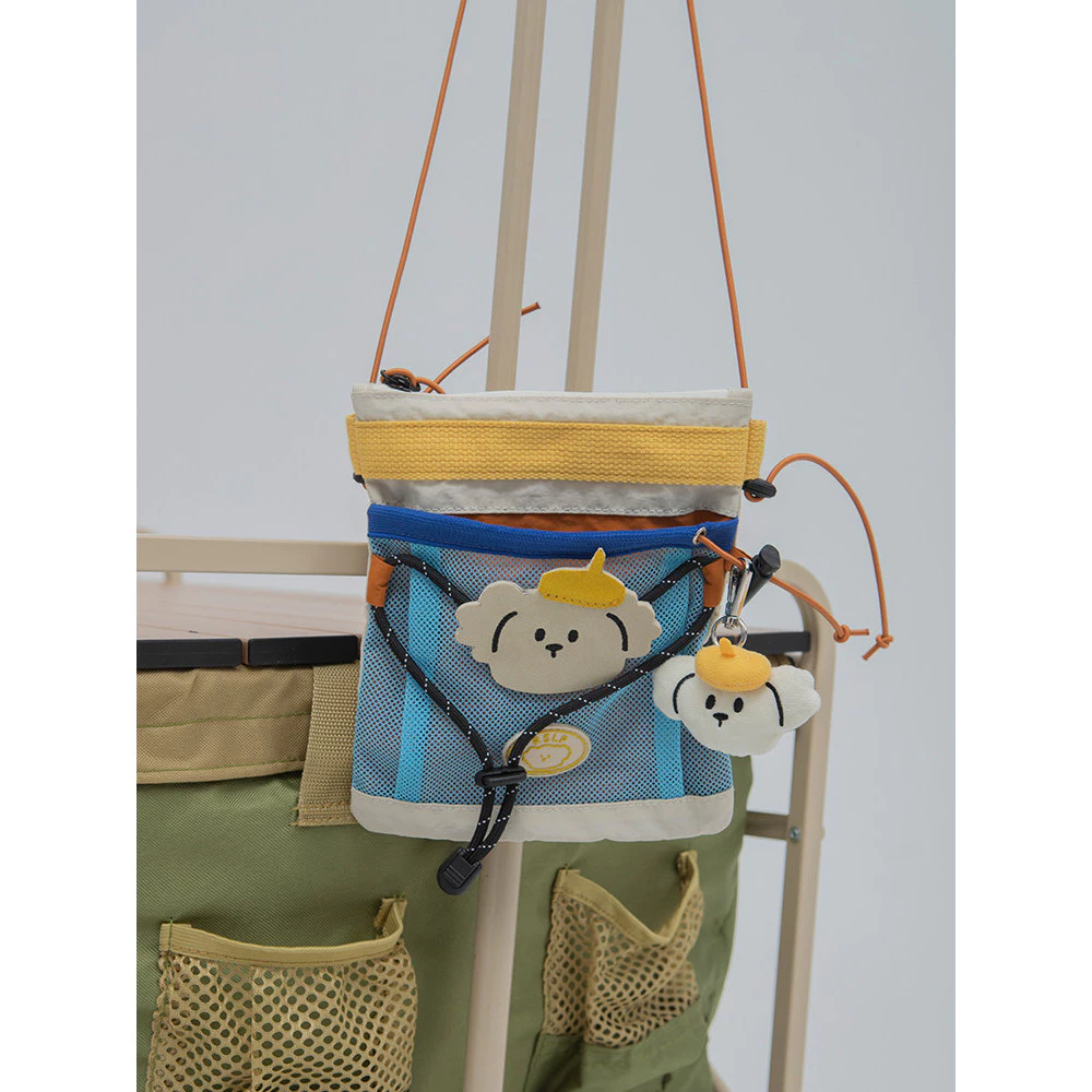 Ruosu Good Product Original Camping สไตล์กลางแจ้งหญิง One-Shoulder Messenger กระเป๋าโทรศัพท์มือถือขนาดเล็กเปลี่ยน Key หูฟังกระเป๋าถือ thumbnail 4