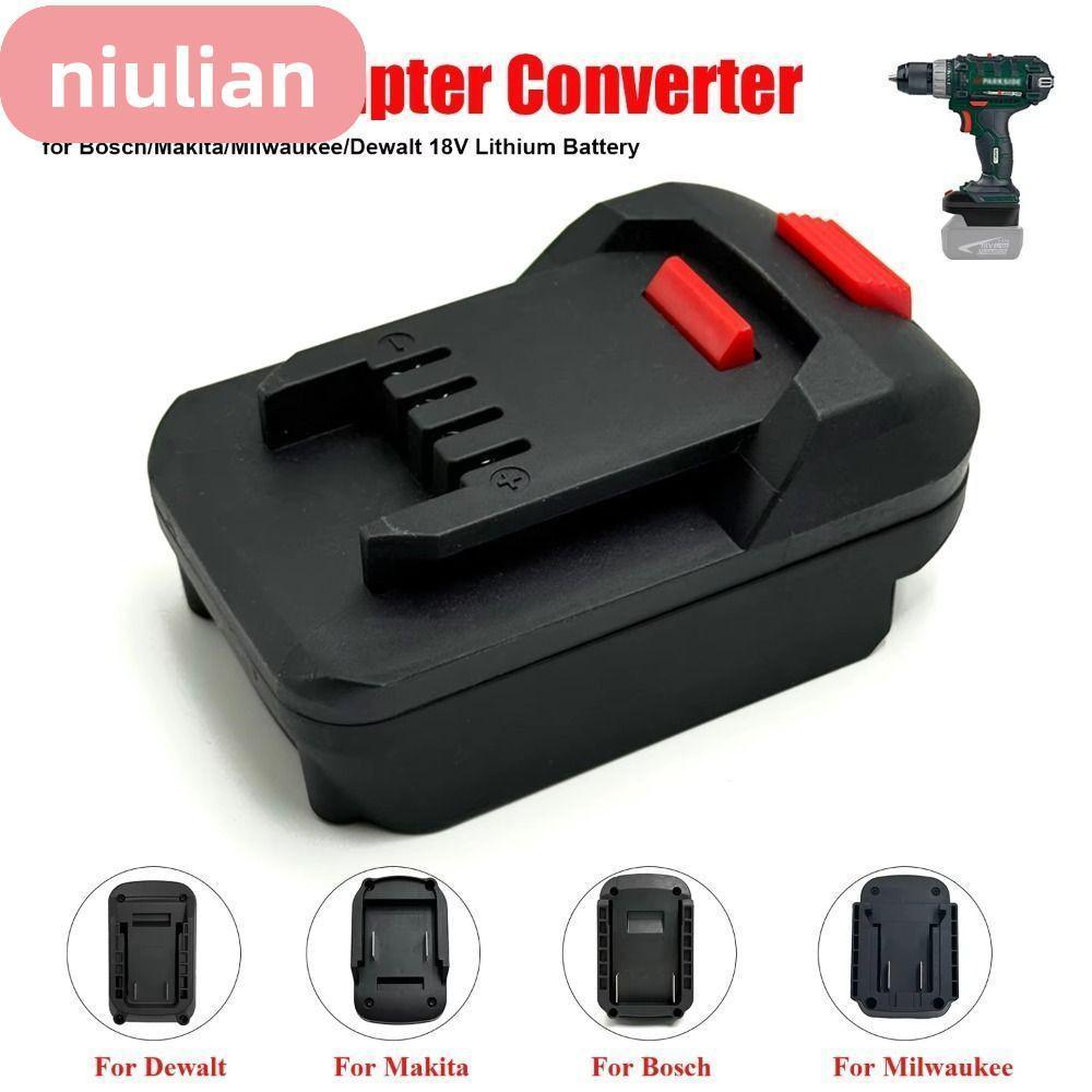 อะแดปเตอร์แบตเตอรี่ NIULIAN, 2 in 1 ฐานแปลงพลาสติกตัวแปลงแบตเตอรี่ลิเธียม, อุปกรณ์เสริมเครื่องมือไฟฟ้า 18V สําหรับแบตเตอรี่ Dayi A3