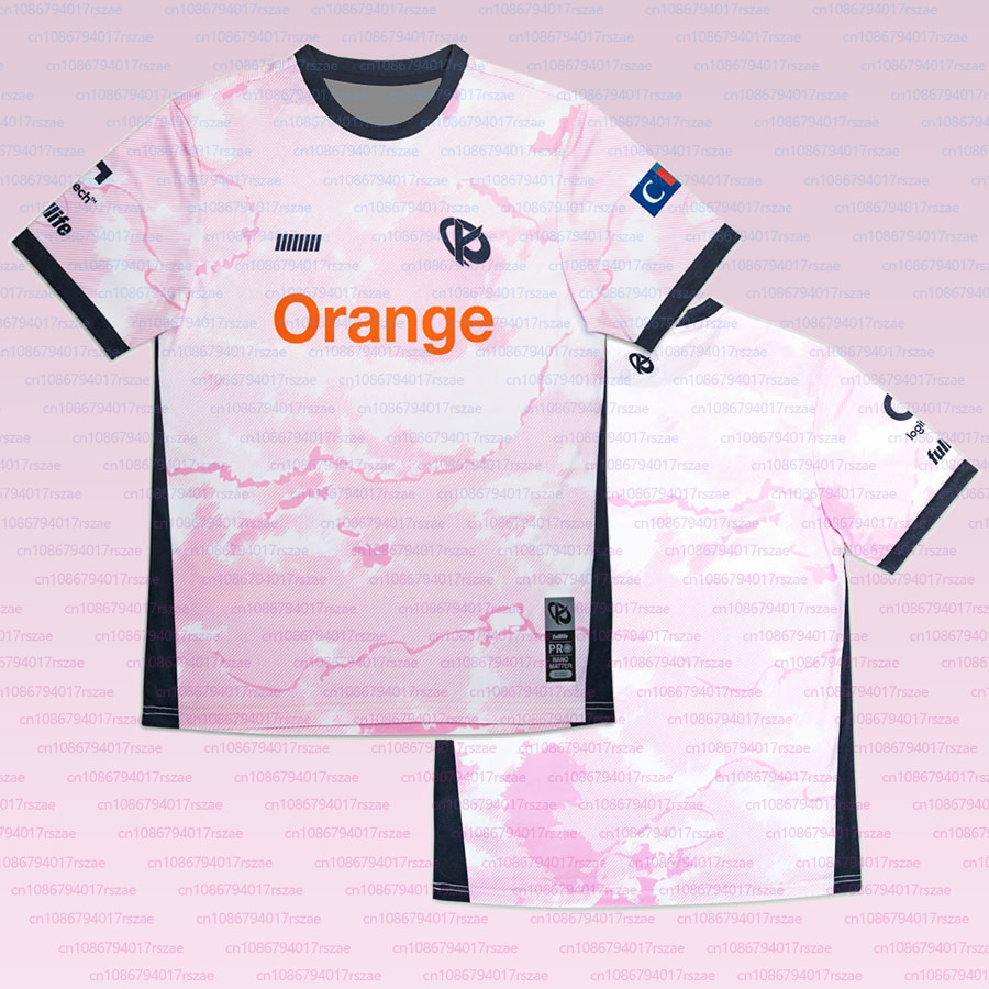 Karmine Corp Esports Club 2025 เครื่องแบบเสื้อสีชมพู KCorp LOL ทีม Valorant การฝึกอบรมชุดเสื้อผ้า