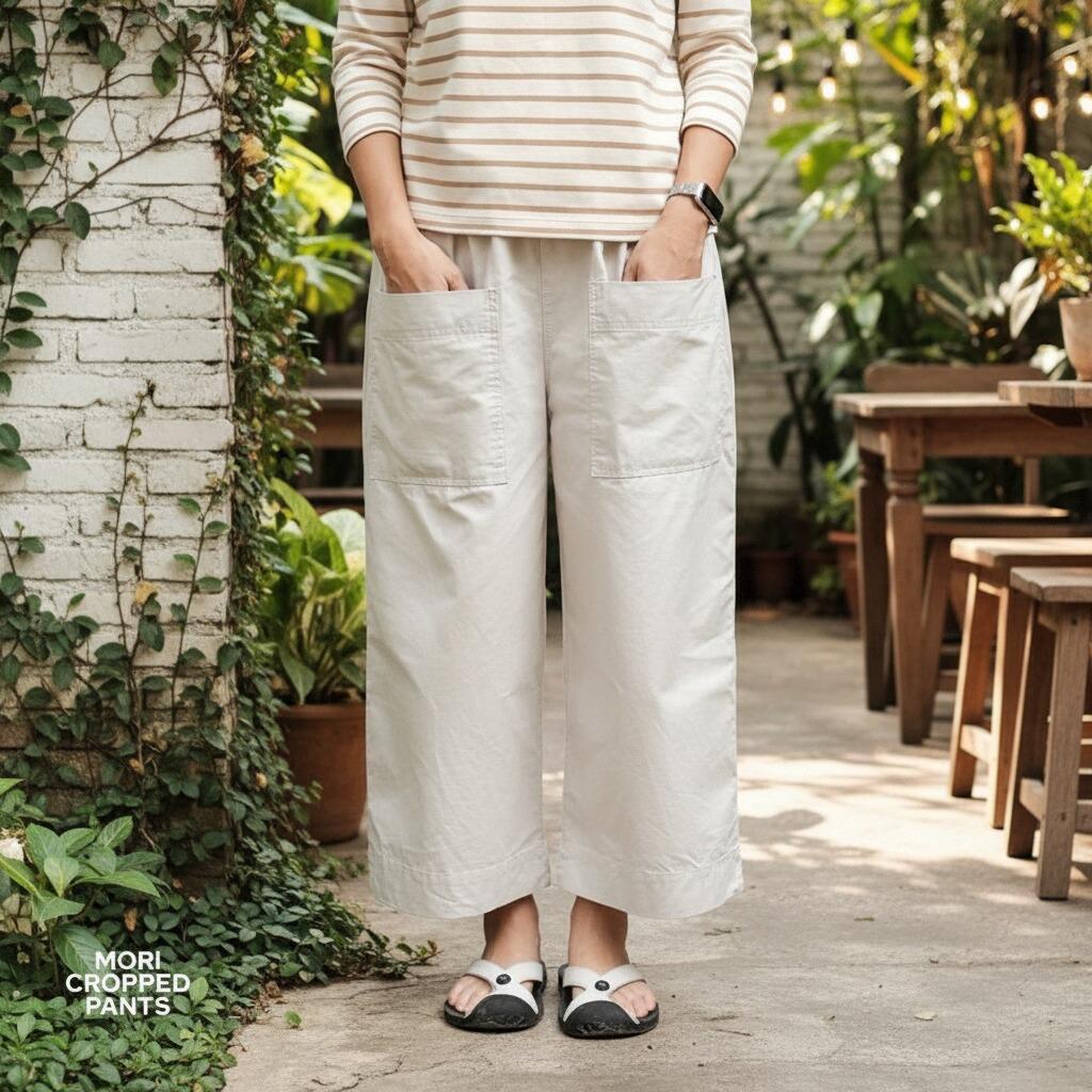 🛍️🌸ตัวเด็ดประจำร้าน PODIBEA กางเกง5กระเป๋าทรงกระบอกใหญ่ ผ้าคอตตอนคงทรง ลุคมินิมอลญี่ปุ่น