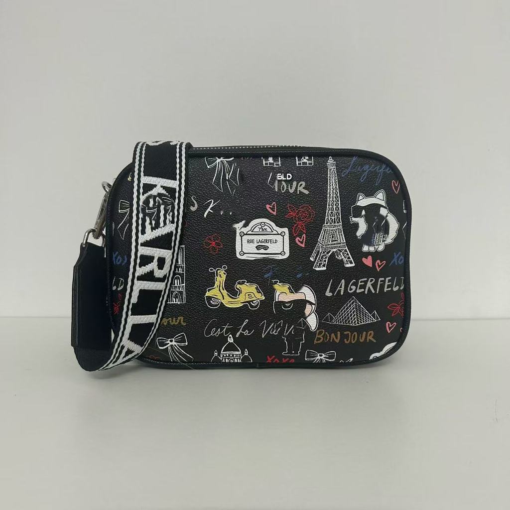 แฟชั่น All-Match Messenger Bag กระเป๋ากล้อง Graffiti