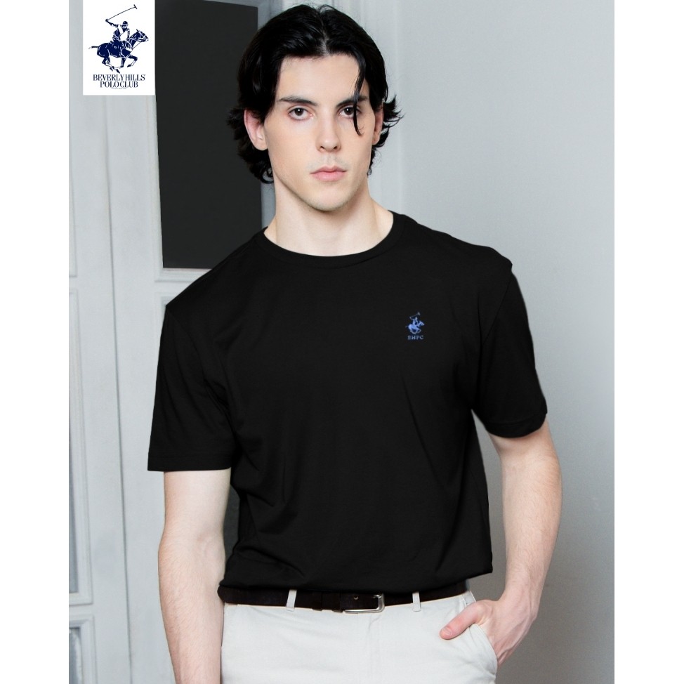 BEVERLY HILLS POLO CLUB  เสื้อยืดคอกลมแขนสั้น รุ่น BNSR524 (งานโลโก้ปัก)