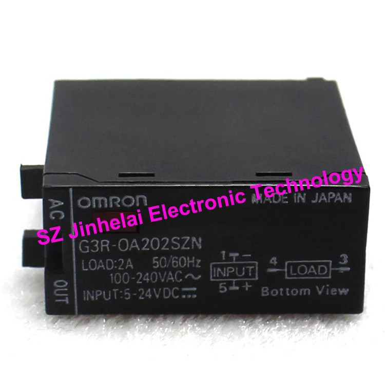 G3R-OA202SZN รีเลย์โซลิดสเตตเอาต์พุตประเภท G3R-0A202SZN 5-24VDC