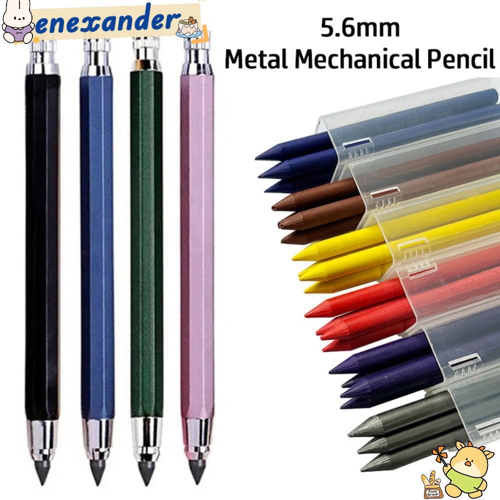 EXER ดินสอกล,วาดเขียนเครื่องมือโลหะดินสออัตโนมัติ,สร้างสรรค์ 2B/4B/6B/8B ดินสอเติม Sketch การออกแบบก