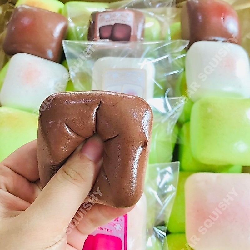 1 PC Squishy จําลองสแควร์ขนมปังบีบของเล่นความเครียดบรรเทาช้า Rising ขนาดเล็ก Toast Sensory Fidget ของเล่นสําหรับความวิตกกังวลเด็กผู้ใหญ่