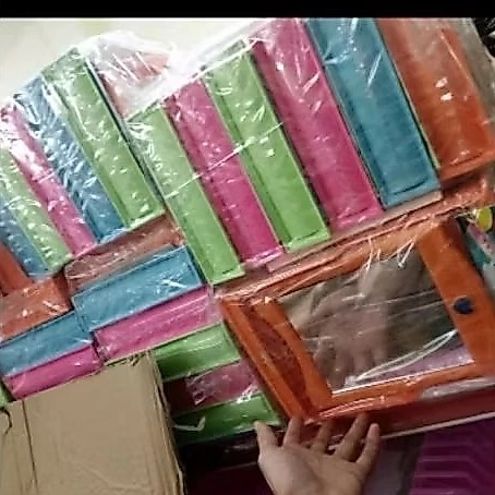 [ยกโหล12ชิ้น]กระจกสวิงตั้งโต๊ะใหญ่คละสีได้12ชิ้นกระจกใหญ่ยกโหล
