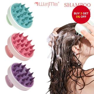 Soft Silicone Shampoo Brush Cleans And Removes Dandruff, Massages The Scalp And Relieves Itching