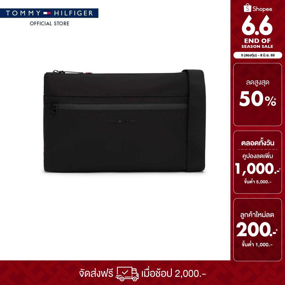 [ลดเพิ่ม 25% โค้ด T3JUNM3R3Y26] Tommy Hilfiger กระเป๋า ผู้ชาย รุ่น AM0AM14039 BDS - สีดำ