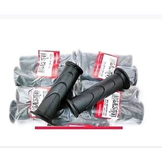 ปลอกแฮนด์ Handfat ฝาครอบแก๊สฮอนด้าเดิม + แฮนด์โครเมียม jalu รุ่น pcx vario beat scoopy genio mio fino ฯลฯ