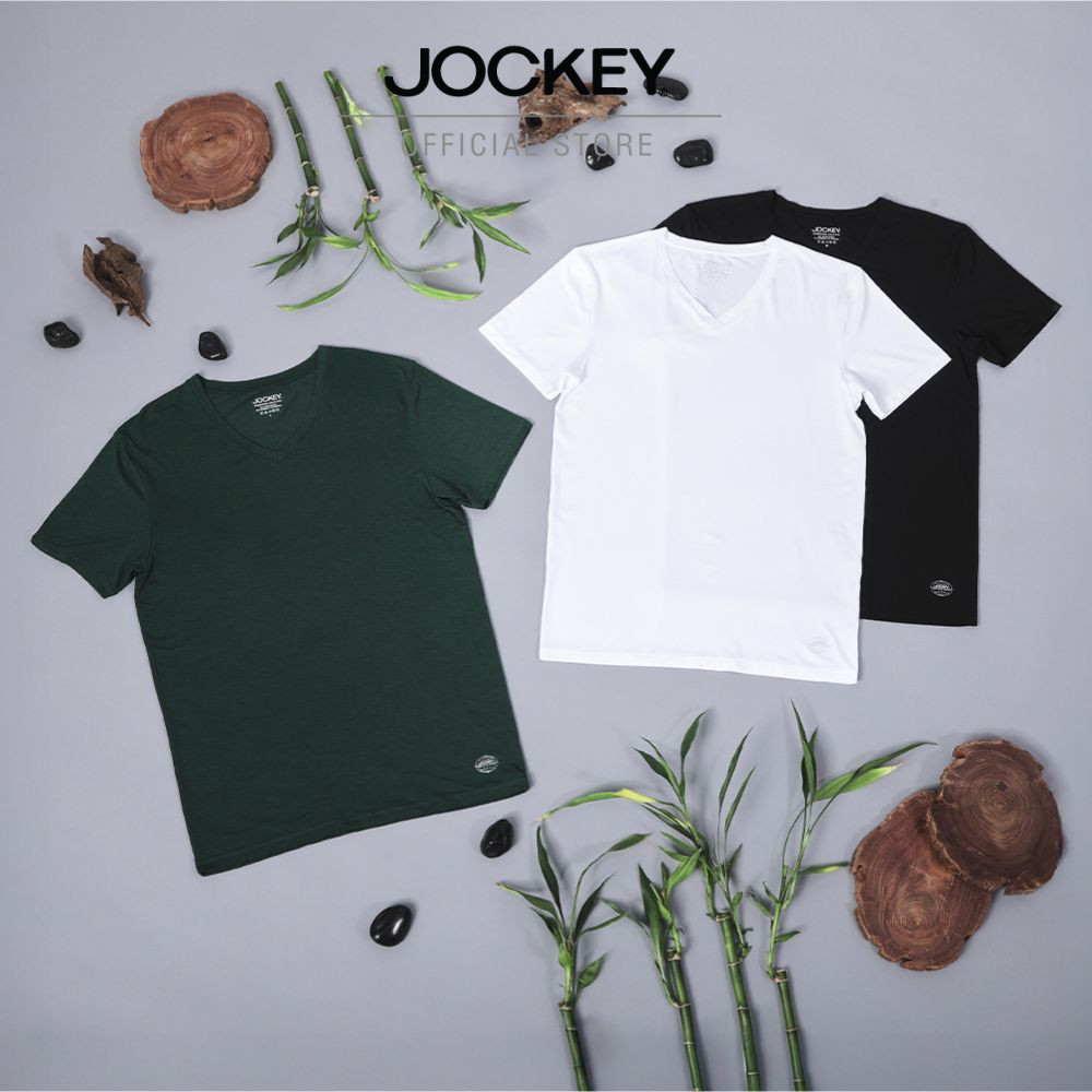JOCKEY UNDERWEAR เสื้อคอวี MICRO MODAL BAMBOO รุ่น KU 1980 V NECK