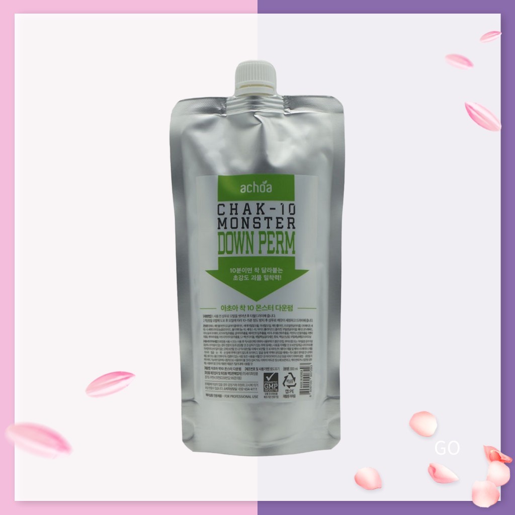 [achoa] Chak-10 Monster Down Perm, 300ml, 1pc / Korean Down Perm Cream / จัดแต่งทรงผมโดย KoreaStory