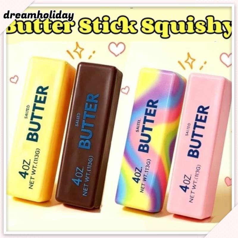 🧈Butter Cheese Squishy Stick Creative Squeeze ของเล่นผ่อนคลายเดสก์ท็อปตกแต่งของเล่นของขวัญ