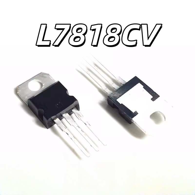 L7818 L7818CV LM7818 TO-220 เครื่องปรับแรงดันไฟฟ้าสามปลาย In-Line 18V