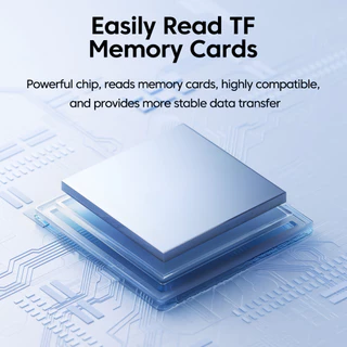 เครื่องอ่านการ์ด Type C/USB รุ่น USB3.0 อะแดปเตอร์อ่านการ์ดหน่วยความจํา TF โอนข้อมูลความเร็วสูง