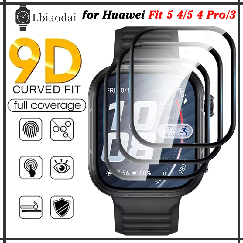 ฟิล์มปกป้องหน้าจอ ฟิล์มกันรอยกันกระแทก for Huawei Watch Fit 5 / 4 / 5 Pro / 4 Pro / 3 อุปกรณ์เสริมสมาร์ทวอทช์