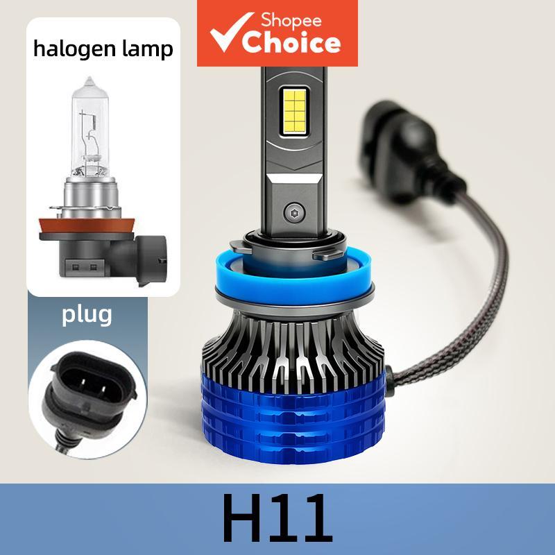 ไฟสากล H11 LED ไฟหน้าหลอดไฟหมอกพัดลม Canbus