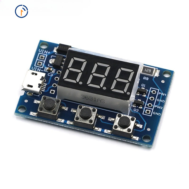 โมดูลเครื่องกําเนิดสัญญาณ USB DC 2CH หน้าจอดิจิทัล LED 5V 12V 24V 2CH Adjustable PWM Signal Generato