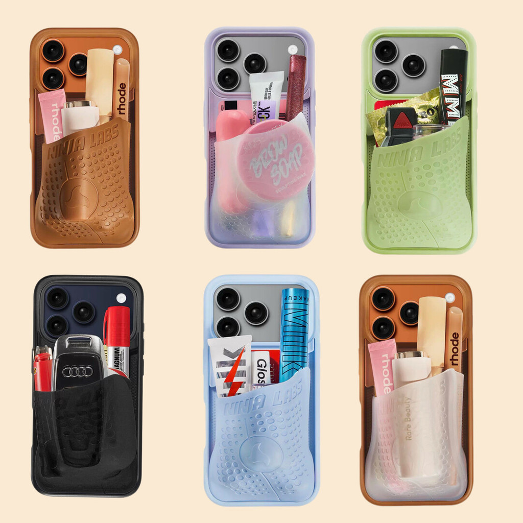 เคสโทรศัพท์มือถือกระเป๋าโยคะความจุขนาดใหญ่ของ Ninja labs เหมาะสําหรับเคสโทรศัพท์มือถือป้องกันการตกของ Apple 17 Pro