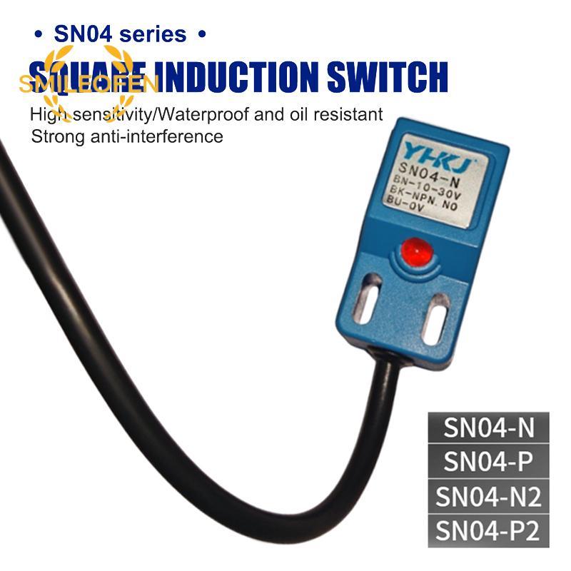 [Smileofen] NPN PNP SN04-N SN04-P SN04-N2 SN04-P2 Metal Detection Sensor Proximity Switch, ใช้สําหรั