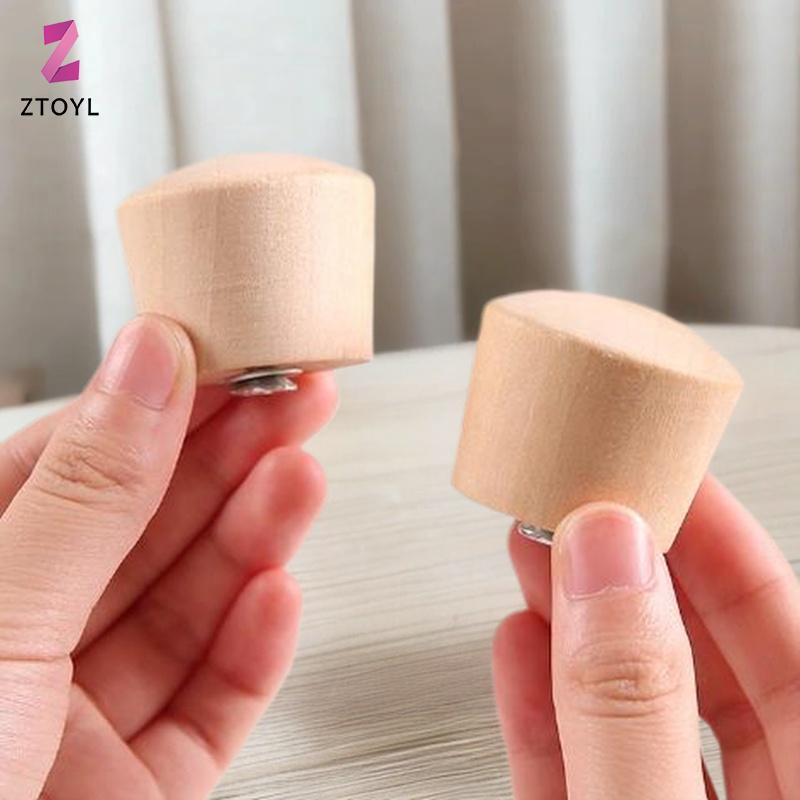 [ZTO-t] ที่จับฝาหม้อ Universal ที่จับฝาหม้อไม้เปลี่ยนลูกบิดหมวกเครื่องครัว Handgrip Parts อุปกรณ์ครัว
