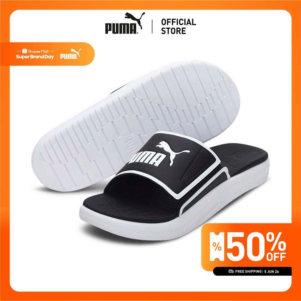 PUMA SWIMMING/BEACH - รองเท้าแตะผู้ชาย Softride สีดำ - 38211101