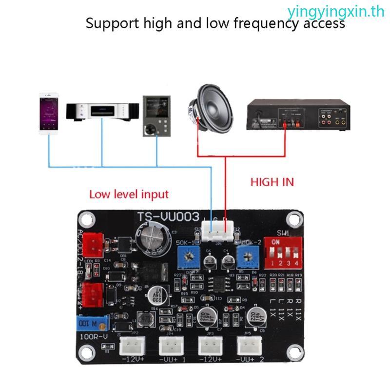 YIN VU Meter Driver Board ปรับ VU Meter Driver Panel ความถี่แบ็คไลท์