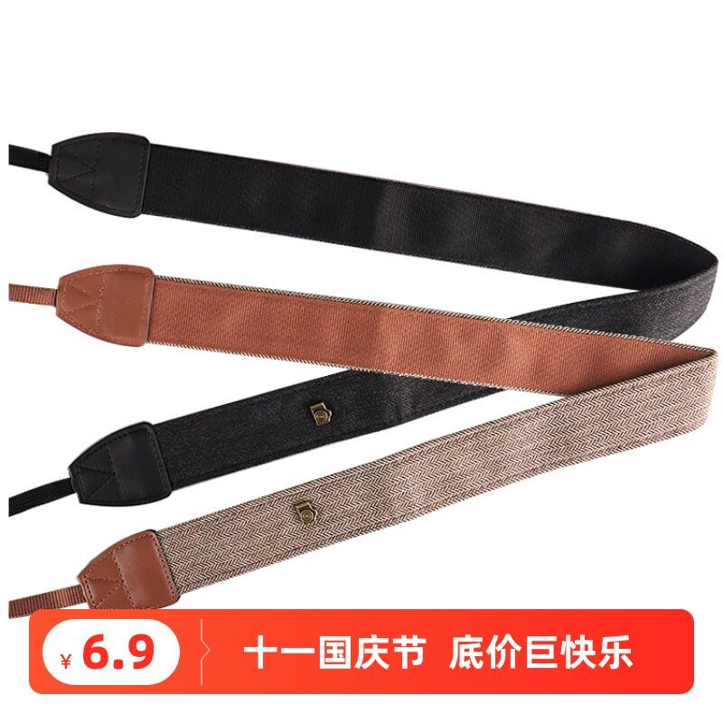 หัวเข็มขัดทองแดง Micro SLR สายคล้องกล้อง สายคล้องกล้องสายคล้องไหล่ Lanyard Micro สายคล้องไหล่ Retro 