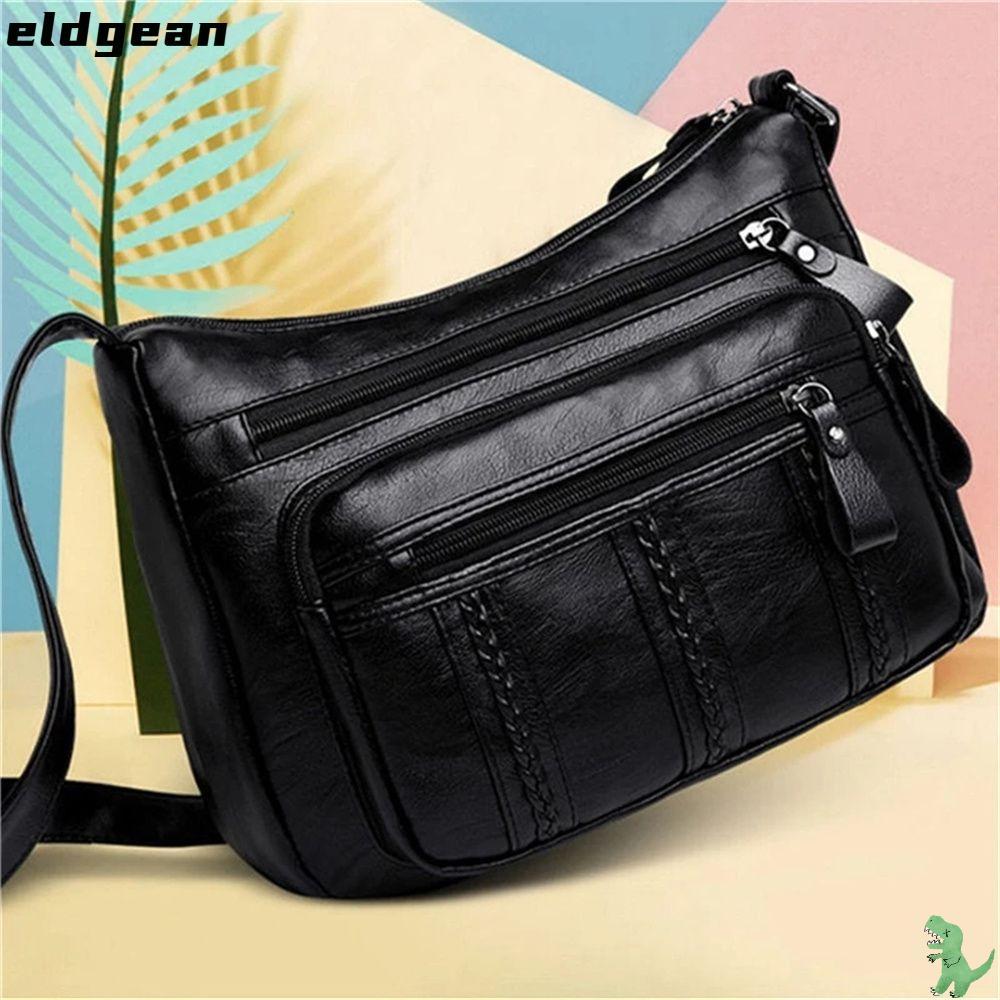 ELDGEAN ซื้อกระเป๋าผักสันทนาการความจุขนาดใหญ่กระเป๋าสะพาย Messenger