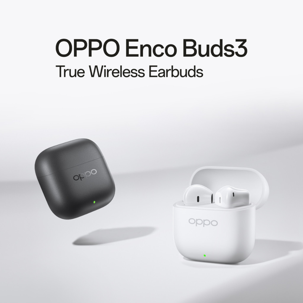 OPPO Enco Buds 3 หูฟังไร้สาย Bluetooth 5.4 ไดรเวอร์ใหญ่ 12.4 มม. น้ำหนักเบา3.8g. ใช้งานได้ยาวนาน 48 ชั่วโมง